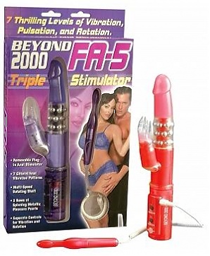 Beyond 2000 Fa-5 Triple Stimulator Purple