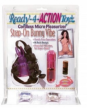 Strap On Bunny Vib Purple