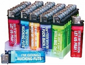 Lighter -Funny Ass'T(50 Pc Disp)