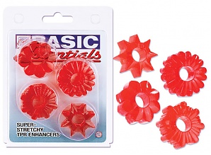 Basic Essentials 4 Pk, Red Enhancers