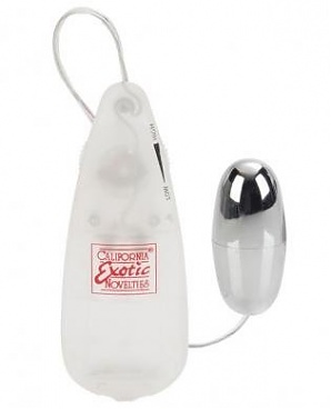 Slim Teardrop Bullet Vibrator - Clear (se-1110-20-1)