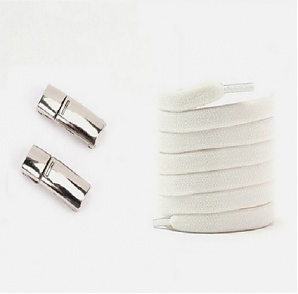 Shoelace Buckle - White
