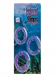 Silicone Island Rings - Purple (135712.6)