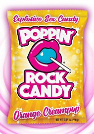 Poppin Rock Candy Sex Confection Orange Creampop -  Oral - 10 pack