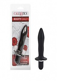 Booty Call Booty Rocket Silicone Vibrating Butt Plug - Black (191149.12)