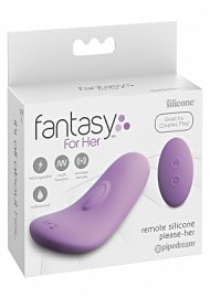 Fantasy For Her Remote Silicone Please-Her - Purple (197303)