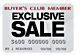 Members Only Exclusive Sales